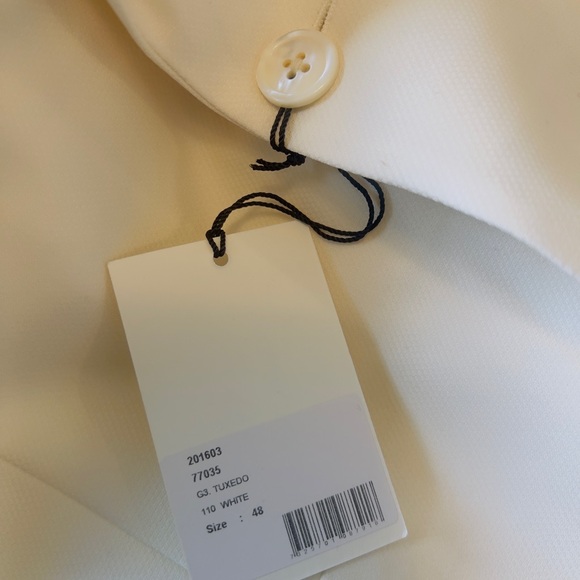 GANT Elegant White Men’s Blazer – Size Small – New - Picture 4 of 5